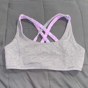 Ivivva by lululemon Reversible Vitality Space Dye Sports Athletic Dance Bra Top